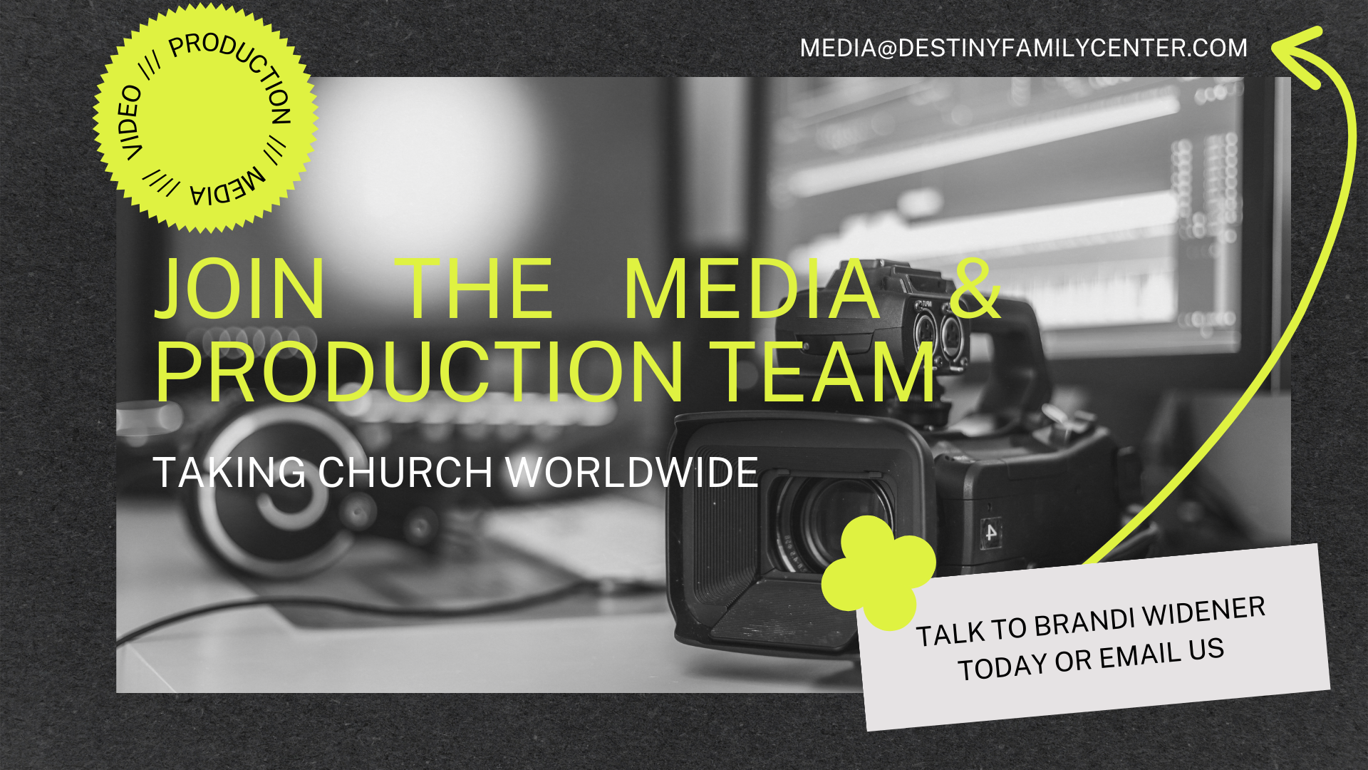 Join the Media and Production Team!